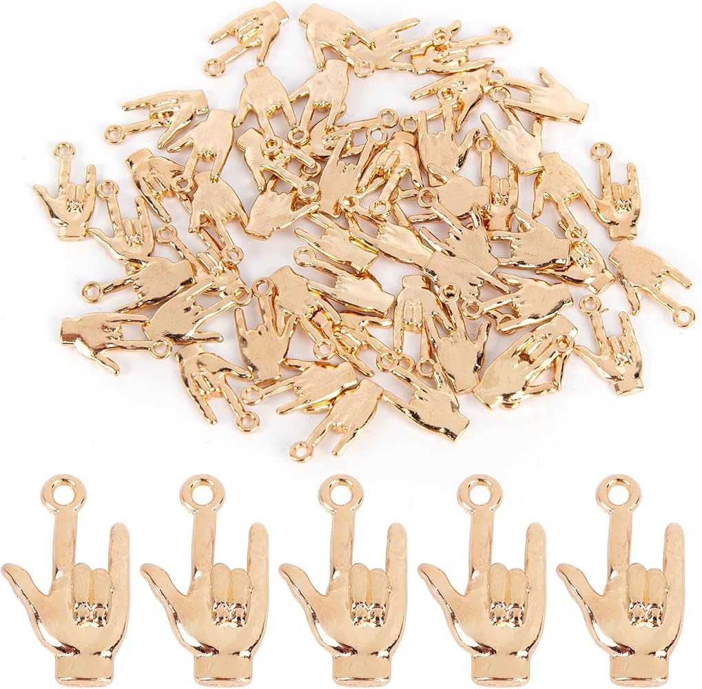 Amazon.co.jp: Framendino、I Love Youハンドサインチャームハンド